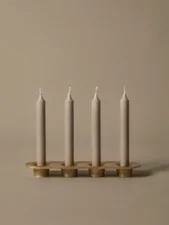Soothe 4 Candle Holder, brass