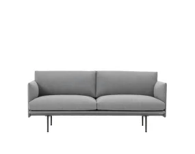 Outline 2-seater Sofa, Fiord 961