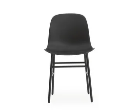 Form Chair Steel, black