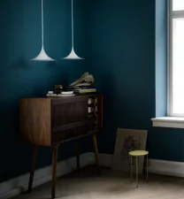 Semi Pendant Ø30, matt white