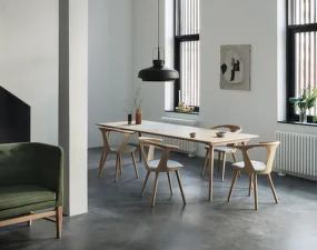 In Between SK2 Chair, smoked oiled oak / Fiord 171