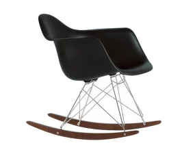 Eames Plastic Armchair RAR, dark maple