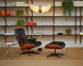 Eames Lounge Chair & Ottoman, santos palisander