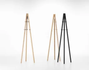 Kiila Coat Stand, clear/white