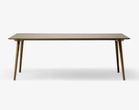 In Between SK5 Table, smoked lacquered oak