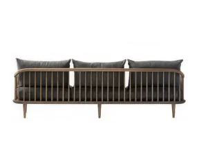 Fly SC12 Sofa, smoked oak/Hot Madison 093