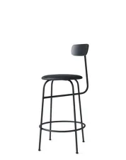 Afteroom Counter Chair, black leather