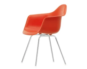 Eames Plastic Armchair DAX, poppy red