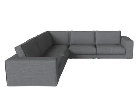 Noora 5-seater Corner Sofa 305x305, Pure