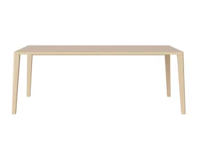 Graceful Dining Table 95x200, white oiled oak