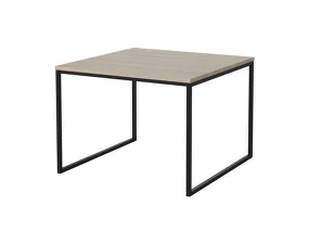 Como Coffee Table 60x60xH42, white oak / black
