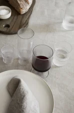 Ripple Wine Glasses, Set of 2, clear