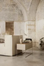 Arum Table Lamp, cashmere