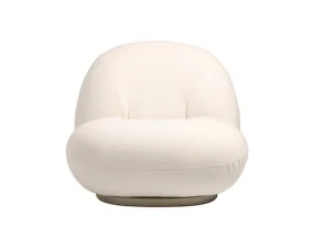 Pacha Lounge Chair, Harp/pearl gold