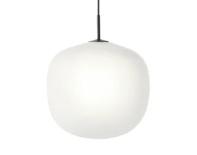 Rime Pendant Lamp Ø45, opal/black