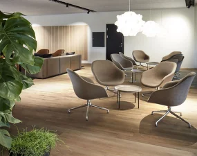 AAL 81 Lounge Chair Polished Aluminium, Remix 773