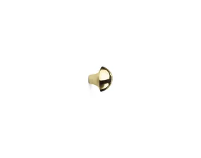 Mushroom Hook, brass