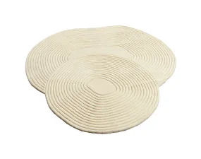 Zen Rug Shaped 140x145, creme