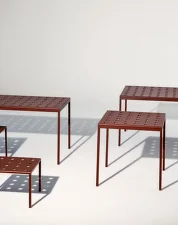 Balcony Table 190 cm, iron red