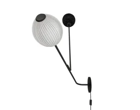 Satellite Wall Lamp, black & white