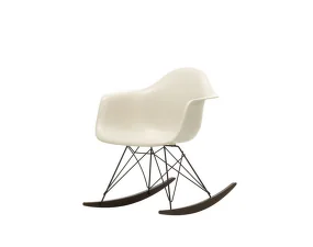 Eames Plastic Armchair RAR, dark maple/pebble