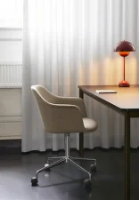 Drip HW60 Table, bronzed / black laminate