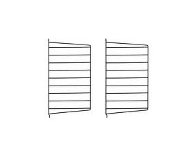String Wall Panel 50 x 30, 2 pcs, black