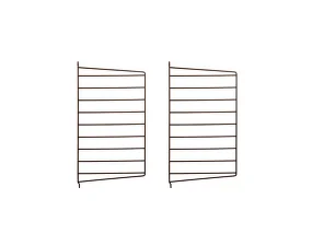 String Wall Panel 50 x 30, 2pcs, brown