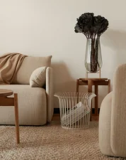 Passage Stool, natural oak
