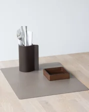 Square Serene Mat, mole grey