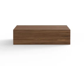 Mass Coffee Table High, walnut