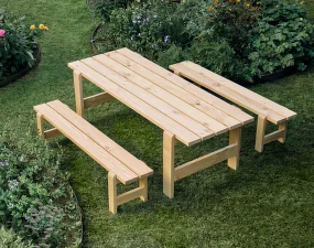 Weekday Table 230 cm, pinewood