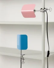 Apex Clip Lamp, pastel blue