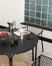 Thorvald SC98 Dining Table, warm black