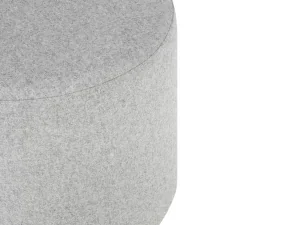 Folk Pouf Tall, univerzal grey wool