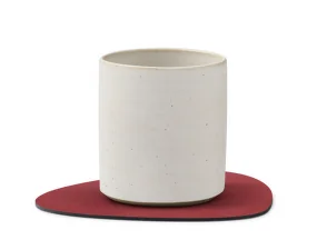 Curve Nupo Glass Mat, red