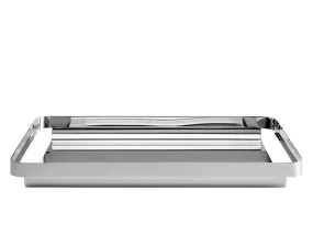 Unio Tray 32x22, polished stainless steel
