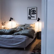 AJ Wall Lamp, pale petroleum