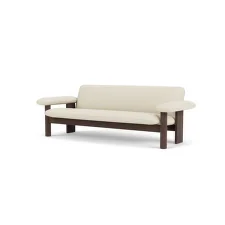 Brasilia Sofa, Baru 0200/dark stained oak