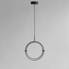 Maru Pendant Big, burned black