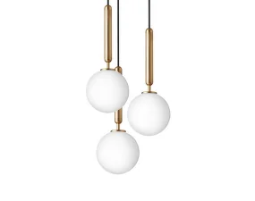 Miira 3 Pendant, brass/opal