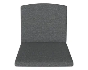 Patio Seat and back Cushion for dining chair, dark grey