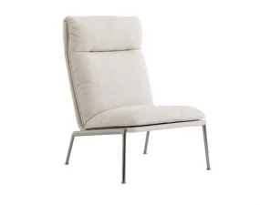 Muno Lounge Chair LN16 High Back, Cifrado 221/dark chrome