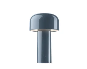 Bellhop Battery Table Lamp, grey blue