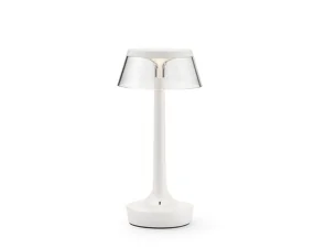 Bon Jour Unplugged Table Lamp, almost white