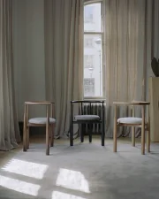 Bukowski Chair, oak/Lana 24