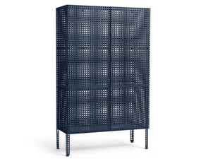 Perforated Cabinet Floor Large, steel blue