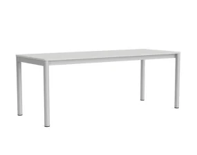 Annex Flush Table 200x80, anodized/cloud grey