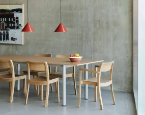 Annex Overhang Table 220x90, anodized/cloud grey