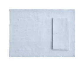 Tavolo Napkin/Placemat, set of 4, soft blue